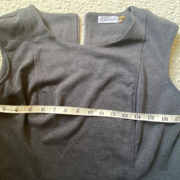 Calvin Klein Grey Sleeveless Dress - Picture 7 of 10